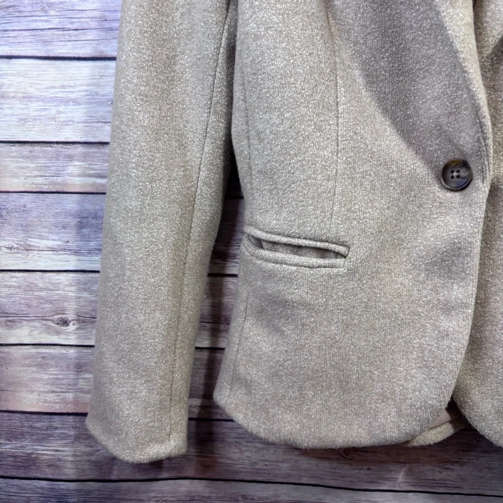 ANTHROPOLGIE Greylin Sift Cozy Tan Blazer